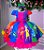 Vestido Mimadine Divertidamente Colorido - Imagem 1