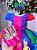 Vestido Mimadine Divertidamente Colorido - Imagem 2