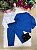 Conjunto Social Miss Cherry Jorge Terno Azul Royal - Imagem 6