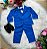 Conjunto Social Miss Cherry Jorge Terno Azul Royal - Imagem 1