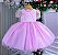 Vestido Marie Rosa Bebe Detalhes Tule - Imagem 1
