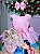 Vestido Infantil Temáticos Luxo Lilo e Stitch Rosa - Imagem 5
