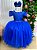 Vestido Enjoy Longo Azul Royal Babadinho - Imagem 1