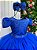 Vestido Enjoy Longo Azul Royal Babadinho - Imagem 3