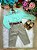 Conjunto Masculino Miss Cherry Social Verde Linho com Calça Bege Henrique - Imagem 1