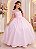 Vestido Giovanella/Giovanela Mariza Longo Rosa Bebe - Imagem 1