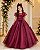 Vestido Giovanella/Giovanela Mariza Longo Marsala - Imagem 1