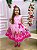 Vestido Infantil Temáticos Luxo Roblox Rosa - Imagem 1