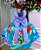 Vestido Infantil Temáticos Luxo Ariel - Sereia Modelo 2 - Imagem 6