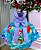 Vestido Infantil Temáticos Luxo Ariel - Sereia Modelo 2 - Imagem 7