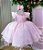 Vestido Belle Fille Elisa Rosa Bebe - Imagem 1