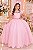 Vestido Giovanella/Giovanela Sonia Longo Rosa Bebe - Imagem 1