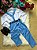 Conjunto Meninos Miss Cherry Leo Suspensorio Azul Serenity - Imagem 4
