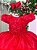 Vestido Juvenil Miss Cherry Paloma Vermelho - Imagem 2