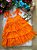 Vestido Banana Club Vitoria Laranja Neon - Imagem 3