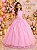 Vestido Marie Longo Amanda Rosa Bebe - Imagem 1