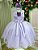 Vestido Juvenil Vila Lele Regata Flores Lilas - Imagem 4