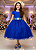 Vestido Juvenil Vila Lele Luiza Azul Royal - Imagem 2