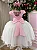 Vestido Juvenil - Midi Vila Lele Sabrina Rosa Bebe e Off - Imagem 5