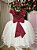 Vestido Juvenil - Midi Vila Lele Sabrina Marsala e Off - Imagem 5