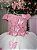 Vestido Juvenil - Midi Vila Lele Sabrina Rose e Off - Imagem 3
