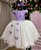 Vestido Juvenil - Midi Vila Lele Sabrina Lilas e Off - Imagem 1