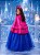Fantasia Princesa Belli Longa Princesa Gelo + Capa Pink - Imagem 2