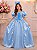 Fantasia Princesa Belli Longa Princesa Azul Modelo 2 - Imagem 2