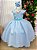 Vestido Giovanella/Giovanela Longo Clarisse Azul Bebe - Imagem 1