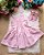 Vestido Blogueirinha Cecilia Rosa Bebe - Imagem 4
