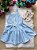 Vestido Blogueirinha Cecilia Azul Bebe - Imagem 1