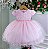 Vestido Menina Bonita Bebe Mili Florzinha Rosa Bebe - Imagem 1