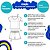 Conjunto Miss Cherry Bebe Colete Bernardo Azul Bebe - Imagem 5