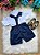Conjunto Miss Cherry Bebe Suspensorio Felipe Azul Marinho - Imagem 3