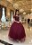 Vestido Enjoy Longo Gabriela Marsala - Imagem 2