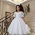 Vestido Bella Child Laize Branco - Imagem 3