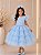 Vestido Ysa Kids Belinda Azul Bebe - Imagem 1