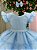 Vestido Ysa Kids Belinda Azul Bebe - Imagem 3