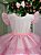 Vestido Ysa Kids Belinda Rosa Bebe - Imagem 3