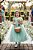 Vestido Enjoy Longo Laura Verde Menta - Imagem 2