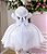 Vestido Miss Cherry Poliana Branco Com Chapeu - Imagem 5