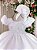 Vestido Miss Cherry Poliana Branco Com Chapeu - Imagem 2