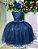 Vestido Enjoy Juvenil Helena Azul Marinho - Imagem 1