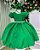 Vestido Ysa Kids Verde Bandeira Peito Perolas - Imagem 1