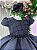 Vestido Ysa Kids Preto Peito Perolas - Imagem 2