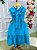 Vestido Blogueirinha Serena Azul Turquesa - Imagem 4