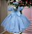 Vestido Bella Child Veronica Azul Bebe - Imagem 7