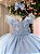 Vestido Bella Child Lorena Azul Bebe - Imagem 2