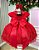 Vestido Marie Realeza Jardim Encantado Coraline Vermelho - Imagem 4
