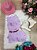 Conjunto Blogueirinha Boiadeira Maraisa Jeans Lilas - Imagem 5